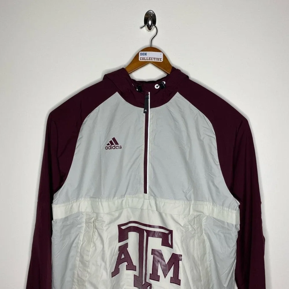 Texas A&M long pullover college jacket - Picture 2 of 4